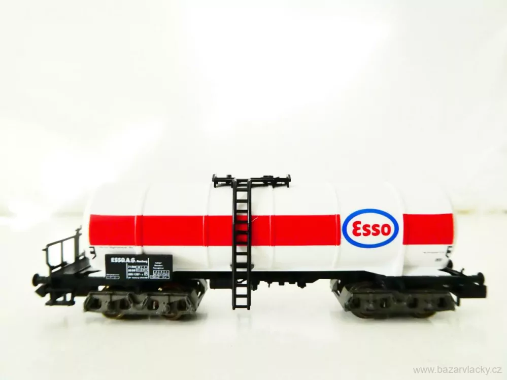 N FLEISCHMANN 8480 K Cisternový vůz Esso 21 80 005 1 287-9 [P] DB TOP STAV NEPOUŽITÝ v krabičce