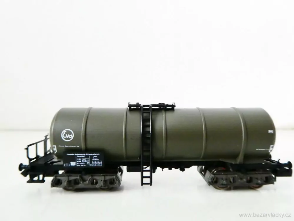 N FLEISCHMANN 8485 K Cisternový vůz Eva šedý 21 80 077 4 374-5 [P] Leasing-Fahrzeug - Eisenbahn-Verkehrsmittel AG TOP STAV NEPOUŽITÝ v krabičce 