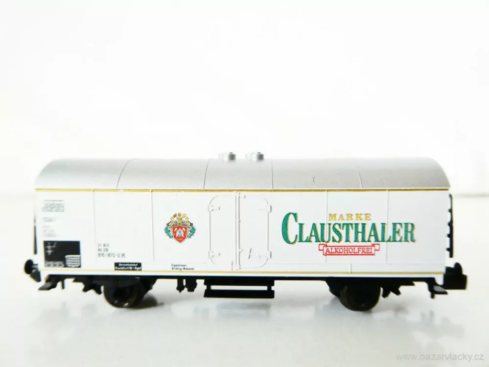 N FLEISCHMANN 8327 K Chladírenský vůz PIVO CLAUSTHALER 21 80 816 1 870-2 [P] DB TOP STAV NEPOUŽITÝ v krabičce 