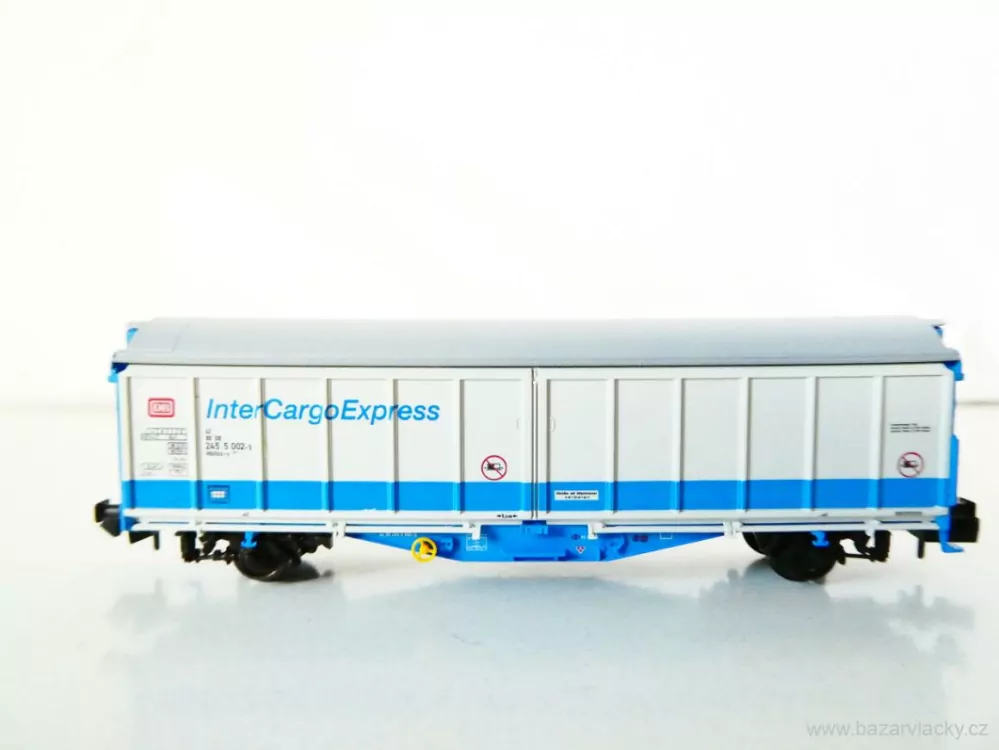 N FLEISCHMANN 8370 Nákladní vůz InterCargoExpress typ Hbillss-y 307 42 80 245 5 002-5 DB TOP STAV NEPOUŽITÝ v krabičce