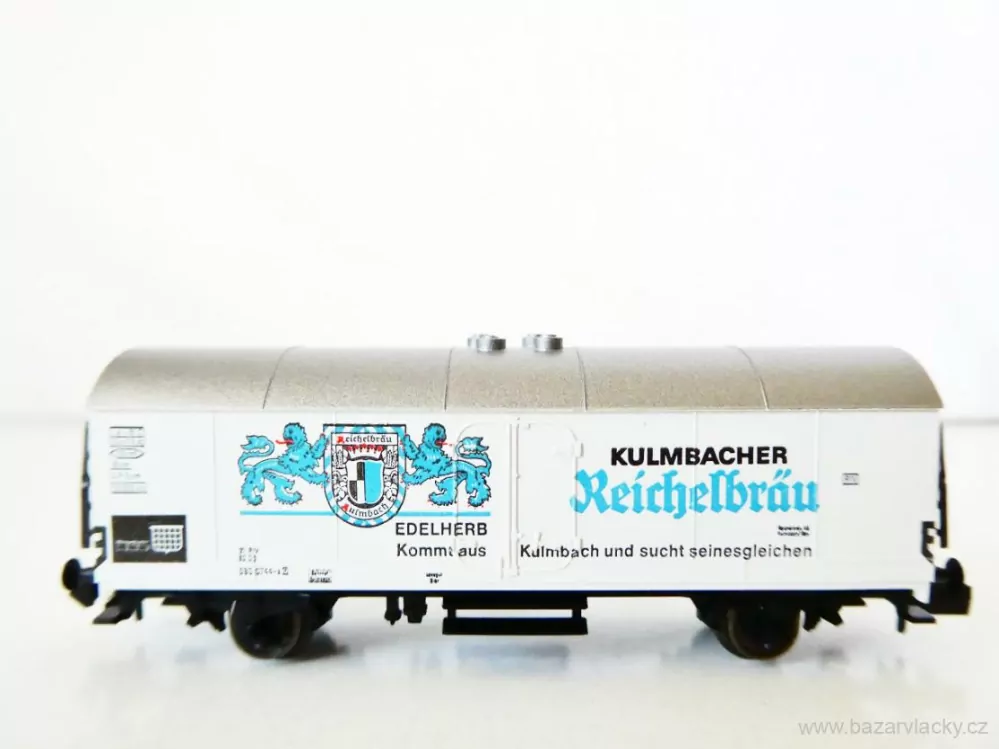 N FLEISCHMANN 8326 K Chladírenský vůz PIVO KULMBACHER Reichelbräu 21 80 080 0 744-3 [P] DB TOP STAV NEPOUŽITÝ v krabičce 