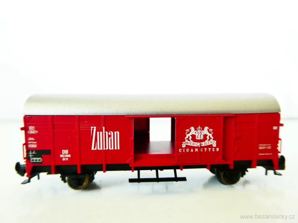 N FLEISCHMANN 8304 K Nákladní vůz krytý Zuban Cigaretten 192 068 s posuvnými vraty DB TOP STAV NEPOUŽITÝ v krabičce