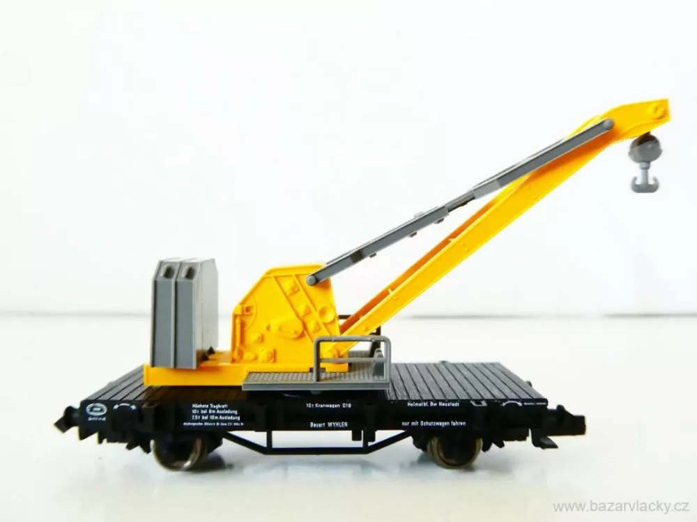 N FLEISCHMANN 8502 Jeřábový vůz 019 DB TOP STAV NEPOUŽITÝ v krabičce