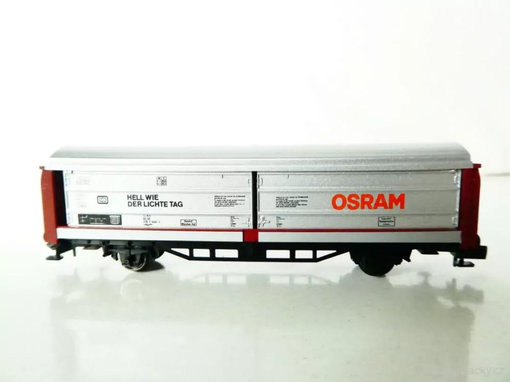N FLEISCHMANN 8334 K Nákladní vůz OSTRAM typ Hbis 299 / 23 80 216 7 444-1 DB TOP STAV NEPOUŽITÝ v krabičce