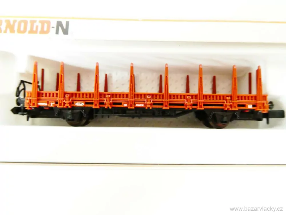 N ARNOLD 4472 SET - Klanicový vůz 430 052 se dvěma obytnými vozy (karavan) DB TOP STAV NEPOUŽITÉ v krabičce
