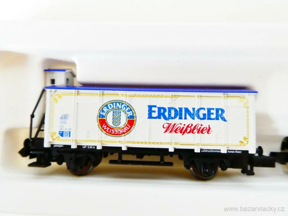 N ARNOLD 0250 - SET 3x Chladírenský vůz PIVO ERDINGER Weißbier; Riedenburger Weizen; SCHNEIDER WEISSE 21 80 082 0 521-3 [P], 21 80 082 0 520-5 [P], 21 80 082 0 522-1 [P] DB TOP STAV NEPOUŽITÉ v krabičce