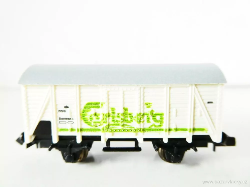N PIKO Chladírenský vůz PIVO Carlsberg DSB TOP STAV NEPOUŽÍVANÝ v krabičce