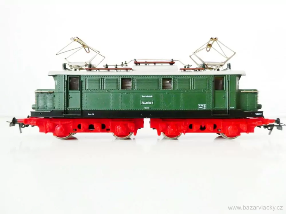 H0 PIKO Elektrická lokomotiva BR 244 068-3 DR PĚKNÝ STAV v originální krabičce