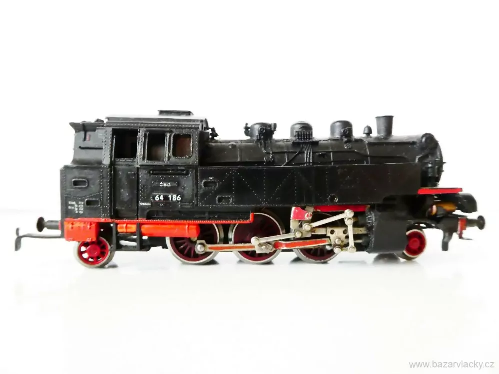 H0 GÜTZOLD Parní lokomotiva BR 64 186 OSVĚTLENÁ