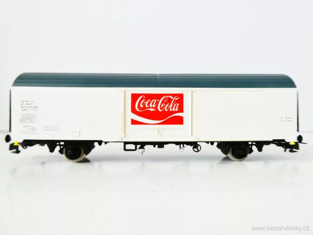 H0 PIKO Nákladní chladírenský vůz Coca Cola SNCF TOP STAV NEPOUŽITÝ vč. doplňků