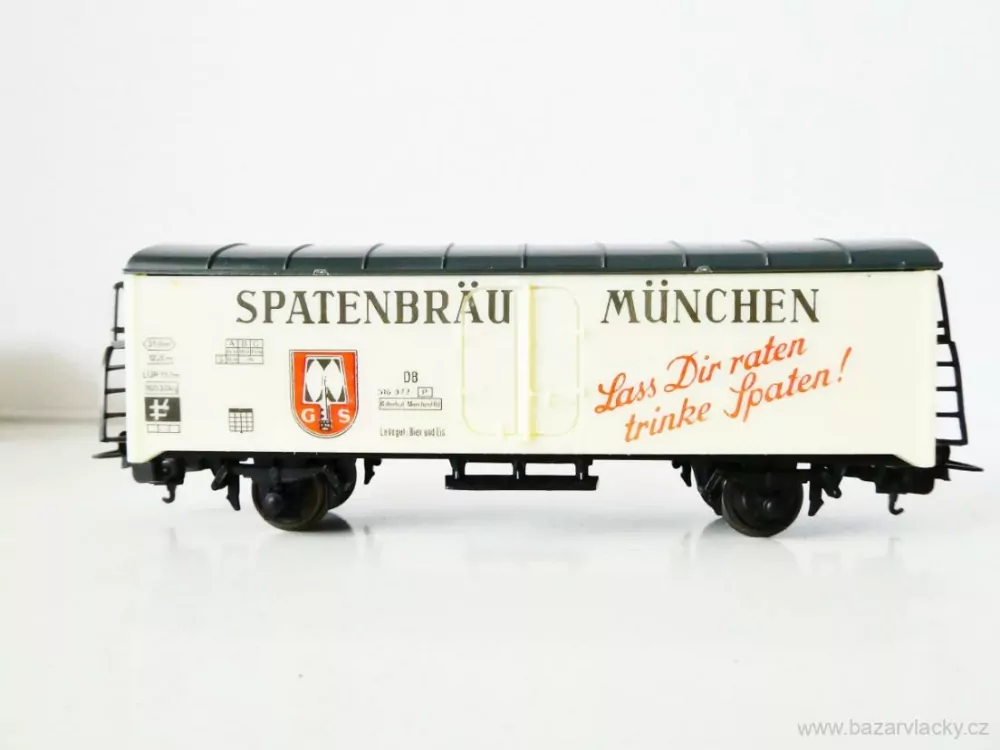 H0 LIMA Pivovarský vůz DB SPATENBRÄU MÜNCHEN PĚKNÝ STAV