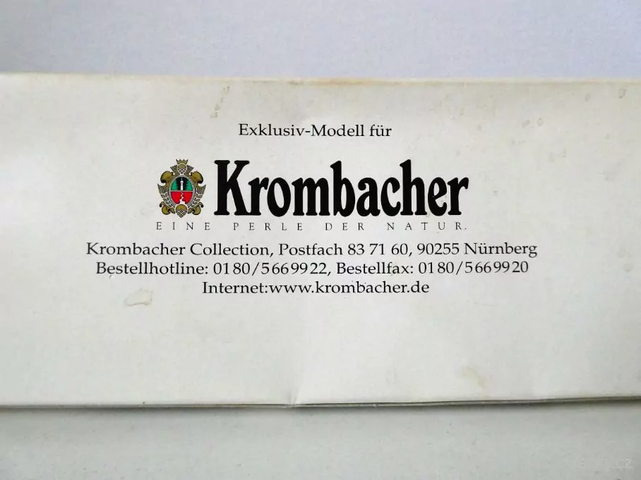 H0 HERPA Nákladní automobil SCANIA s návěsem pivo Krombacher NOVÉ orig. zabalené