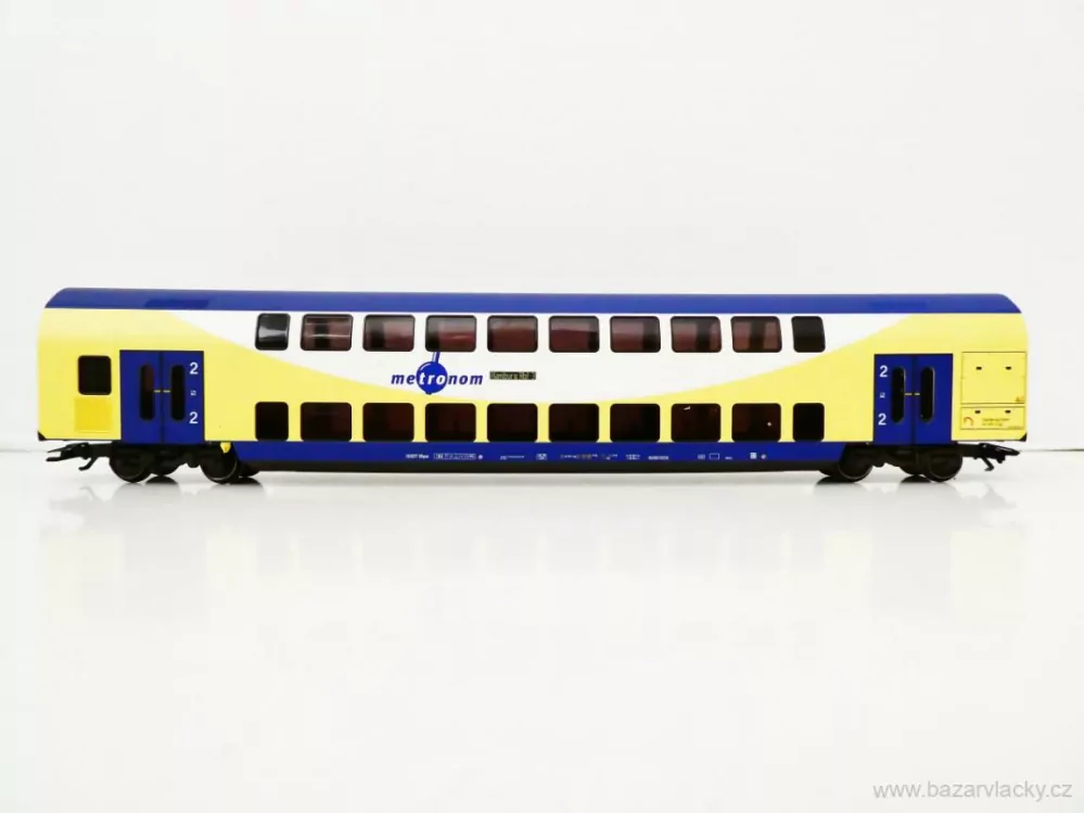 H0 TRIX 23246 Patrový osobní vůz 2. tř. METRONOM TOP STAV NEPOUŽÍVANÝ