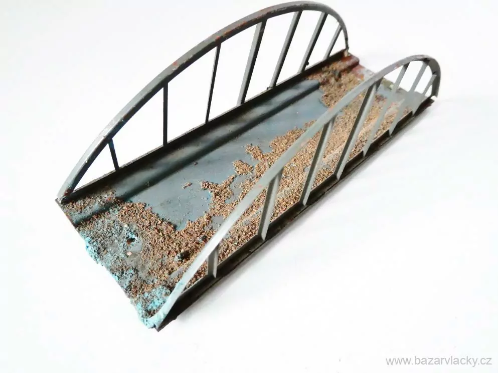TT Železniční obloukový most kovový 12 x 4,5 x 3,5 cm