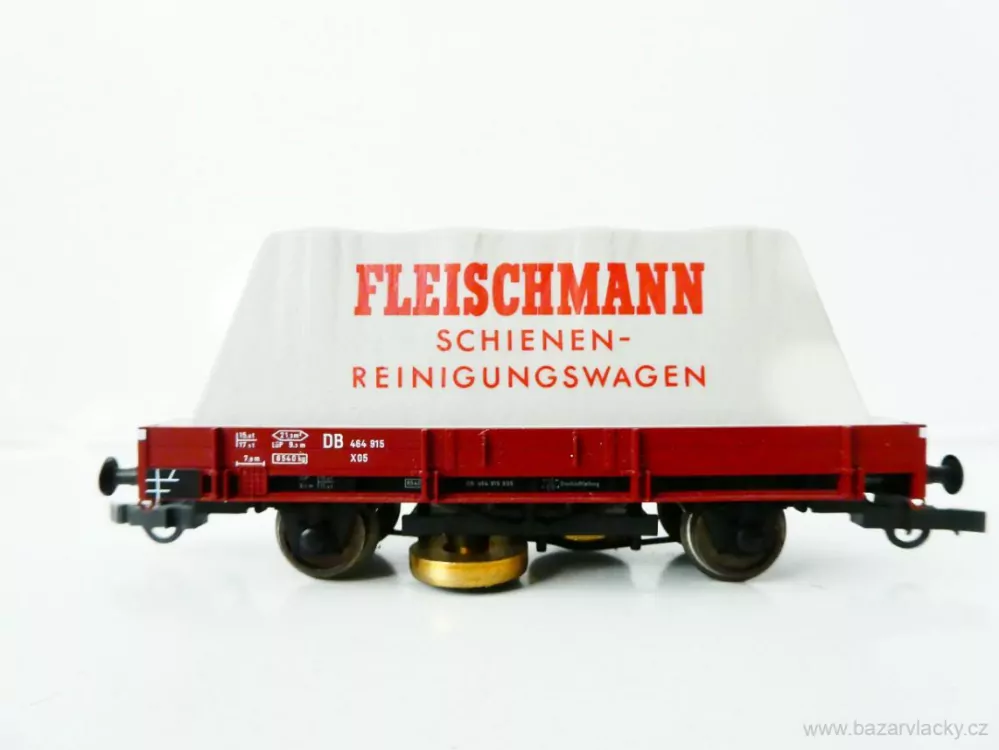 H0 FLEISCHMANN Vůz na čištění kolejí DB PĚKNÝ STAV