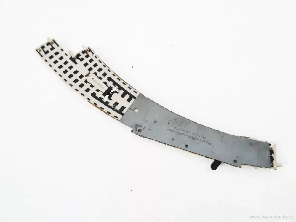 N FLEISCHMANN piccolo 9142 L (s uložením) oblouková výhybka, levá 45 ° 356.5 mm, 420 mm s ručním přestavníkem
