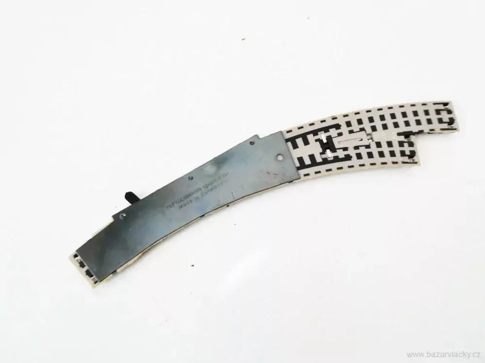 N FLEISCHMANN piccolo 9142 L (s uložením) oblouková výhybka, levá 45 ° 356.5 mm, 420 mm s ručním přestavníkem
