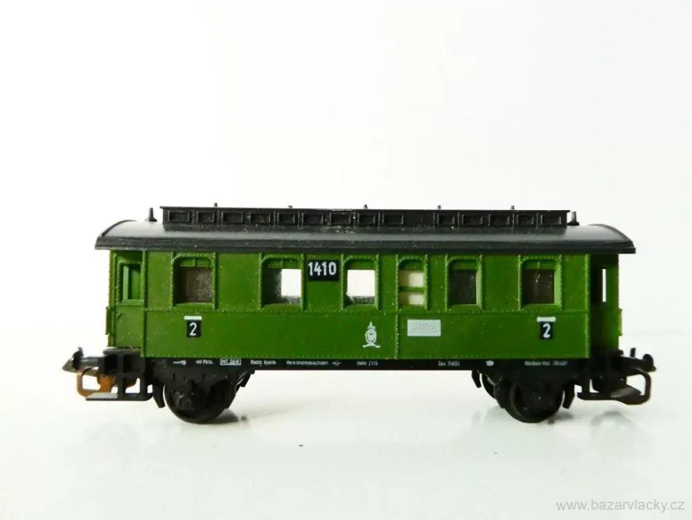 TT ZEUKE Osobní vůz 1410 2. tř. KPEV TOP STAV NEPOUŽITÝ