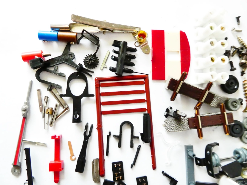 H0 MIX SET Náhradí díly - vše, co je na foto