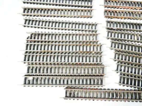 N PIKO SET 17 ks Koleje přímé 108 mm s mírným poškozením pražců