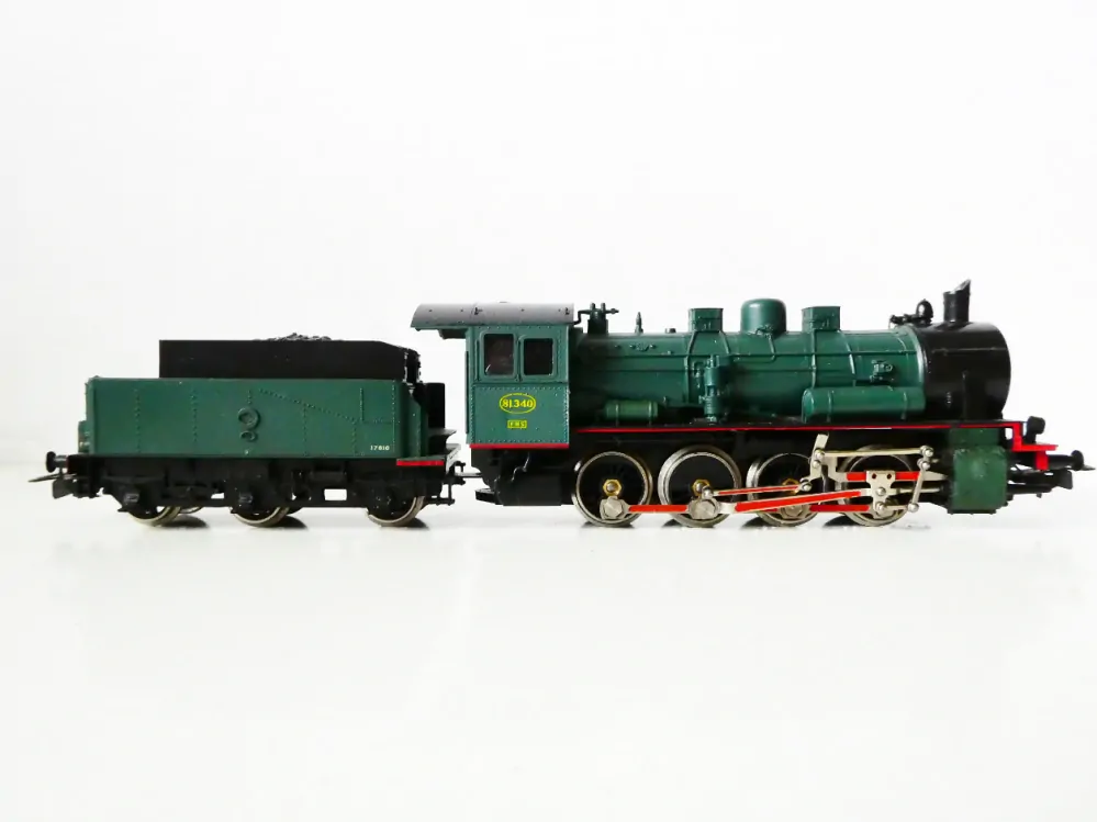 H0 PIKO Parní lokomotiva BR 55 s tendrem zelená 81340 FHS PĚKNÝ STAV