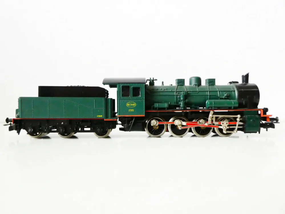 H0 PIKO Parní lokomotiva BR 55 s tendrem zelená 81340 FHS TOP STAV NEPOUŽITÁ