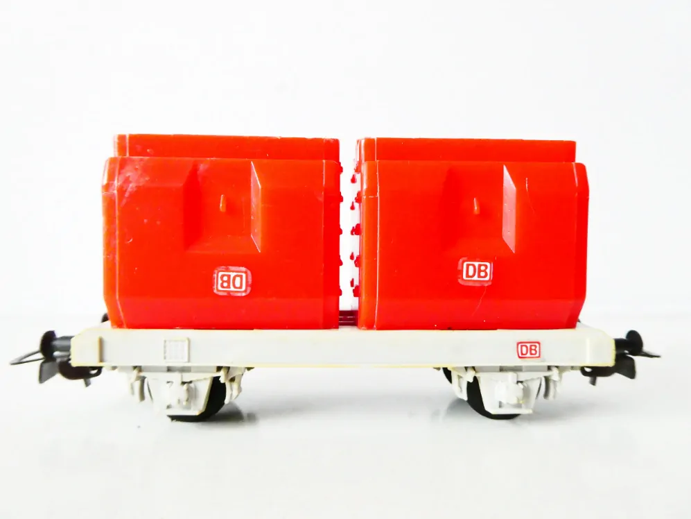 H0 PIKO Nákladní vůz s dvěma výsypnými kontejnery PĚKNÝ STAV