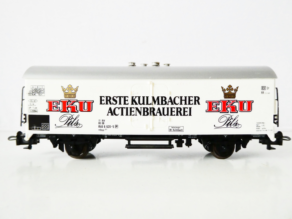 H0 TRIX - Pivovarský vůz EKU Pils - ERSTE KULMBACHER ACTIENBRAUEREI - DB TOP STAV NEPOUŽÍVANÝ