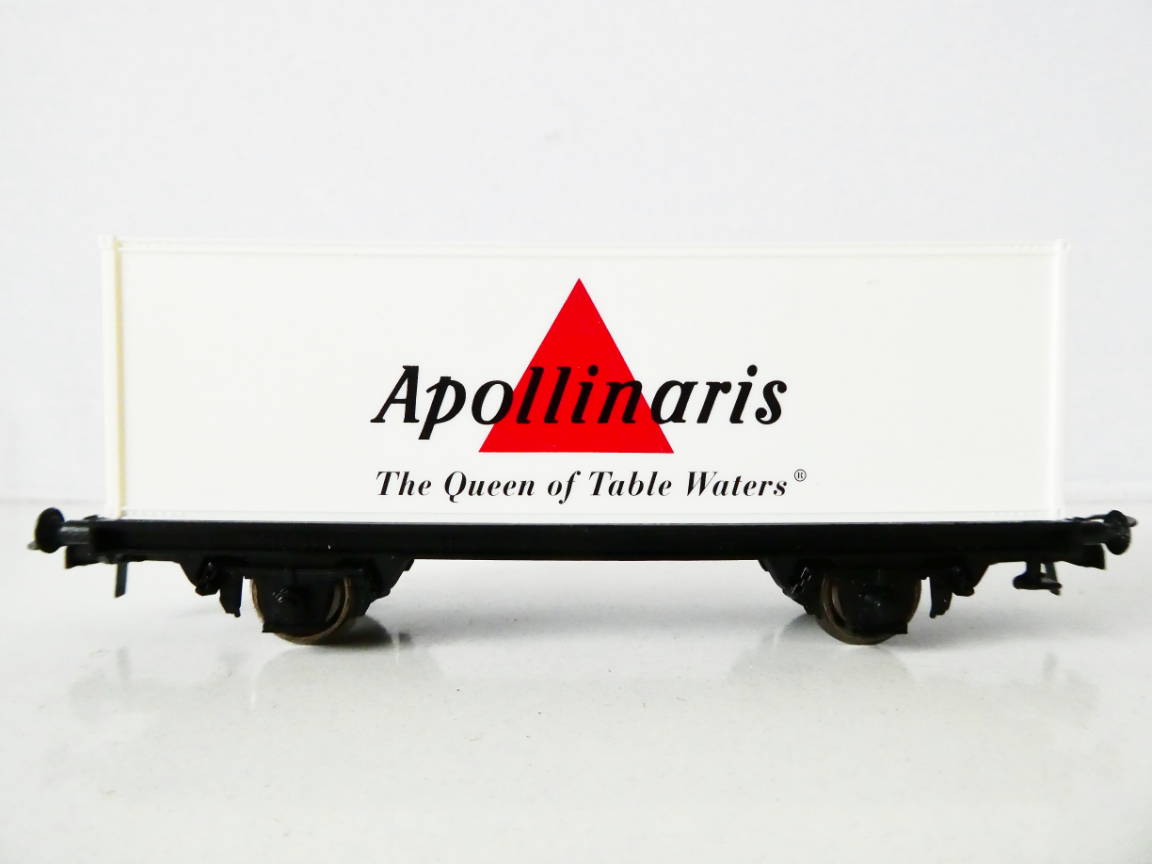 H0 ROCO Nákladní kontejnerový vůz Apollinaris The Queen of Table Waters TOP STAV NEPOUŽITÝ v krabičce