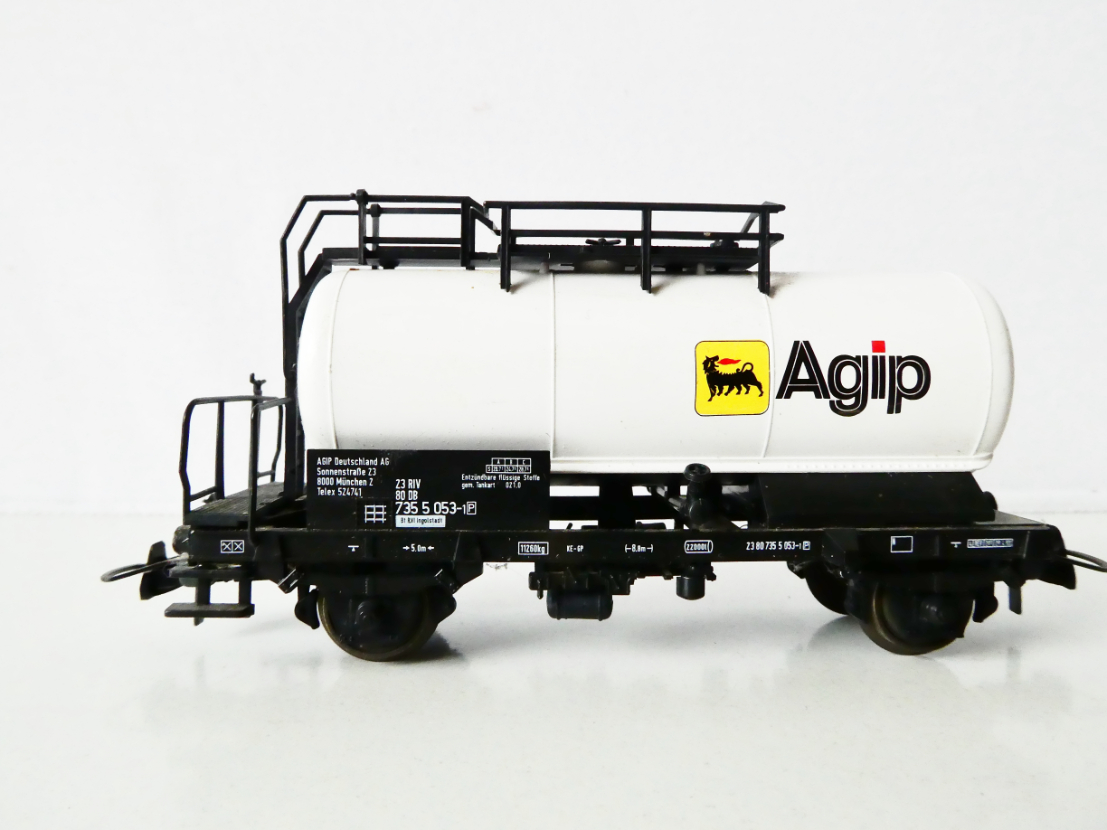 H0 ROCO Cisternový vůz Agip DB PĚKNÝ STAV v krabičce