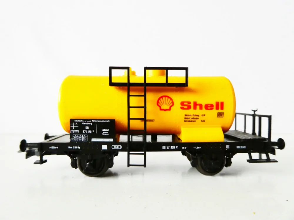 H0 ROCO 4384A/46205 Cisternový vůz 571 120 Shell DB TOP STAV NEPOUŽITÝ v krabičce (nutno doplnit jedno spřáhlo)