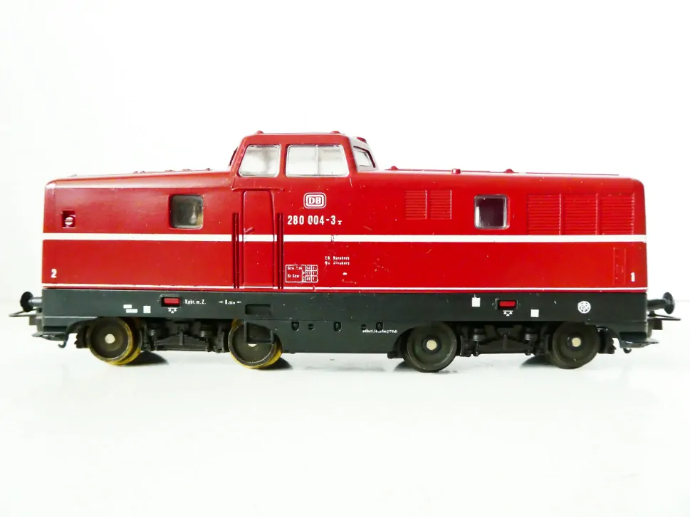 H0 LIMA L201625 Dieselová lokomotiva BR 280 004-3 DB TOP STAV NEPOUŽITÁ v orig. krabičce OSVĚTLENÁ