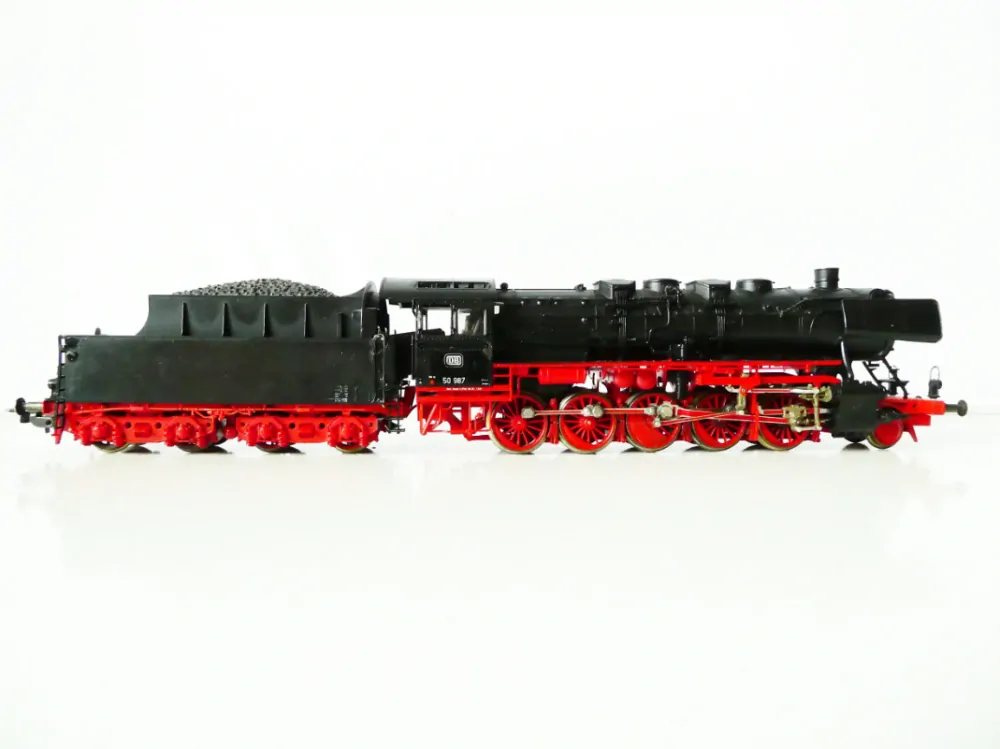 H0 ROCO 43288 Parní lokomotiva BR 50 987 DB OSVĚTLENÁ PĚKNÝ STAV