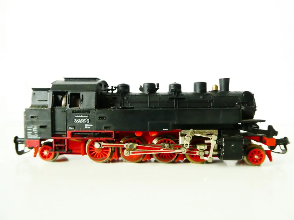TT BTTB Parní lokomotiva BR 86 1615-3 DR OSVĚTLENÁ PĚKNÝ STAV
