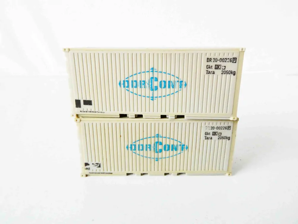 TT SET 2 ks Kontejner DDR CONT (1x s magnetem, 1x chybí)