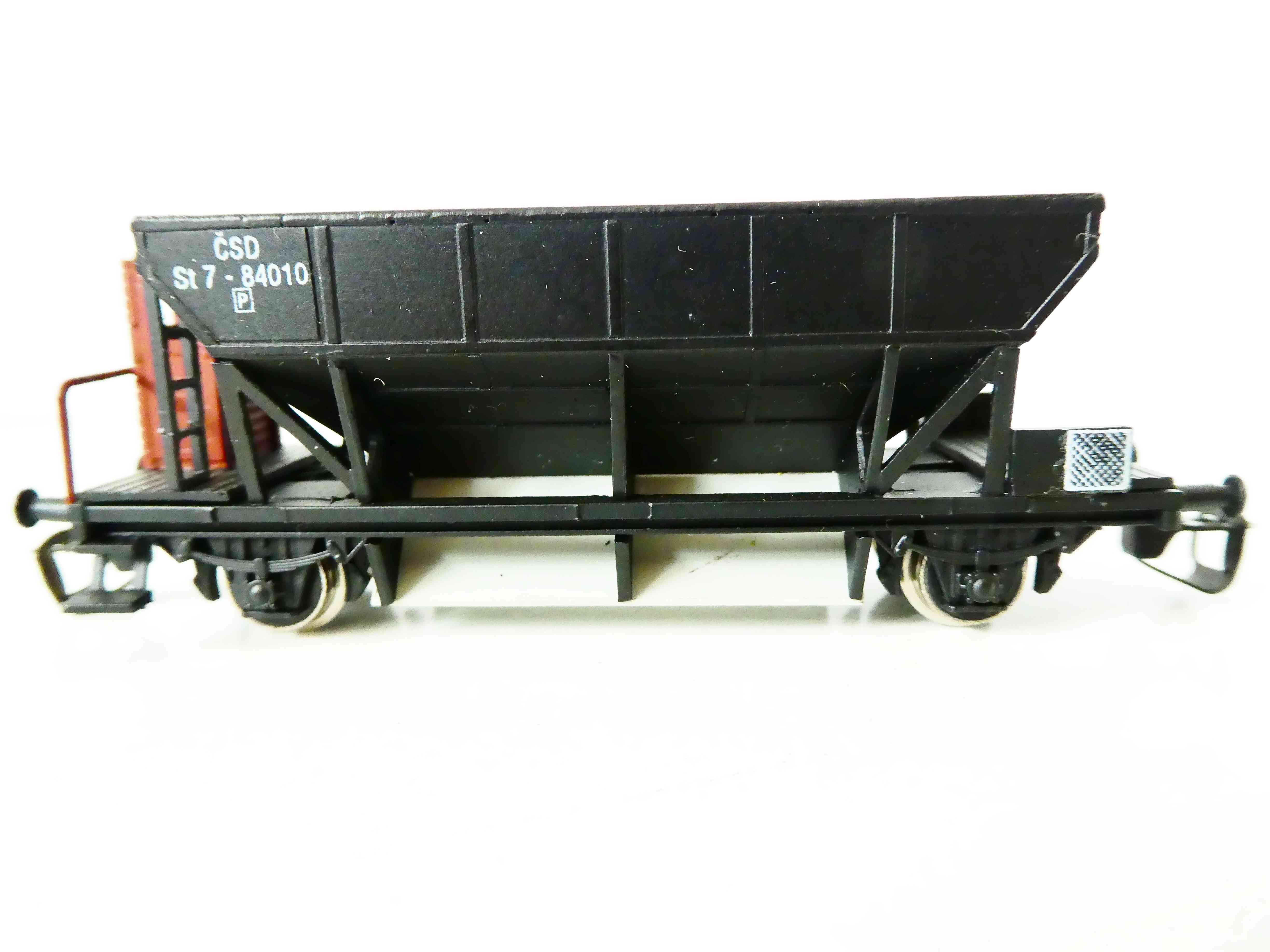 TT RARITA!! KROKODIL Model Limitovaná edice Výsypný vůz ČSD St 7 - 84010 TOP STAV NEPOUŽITÝ v krabičce