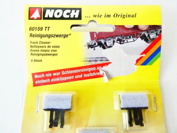 TT NOCH 60159 Čistič kolejí k uchycení na dvojkolí 5 ks NOVÉ ORIGINÁL ZABALENÉ