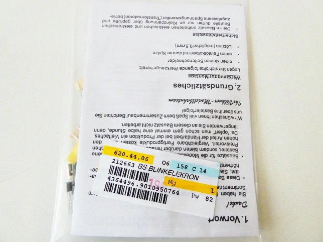 VOLKNER CONRAD Stavebnice Elektronická stavebnice pro blinkry k přejezdům (pro 4 kříže) NOVÉ orig. zabalené