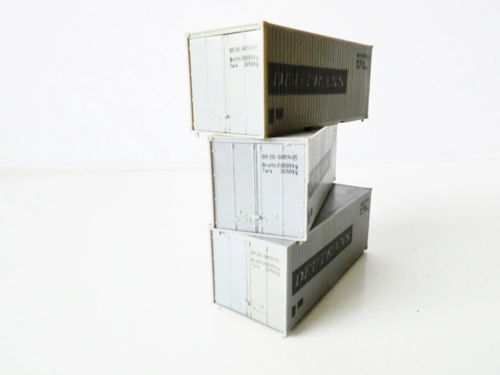 H0 SET 3 ks Kontejner DEUTRANS