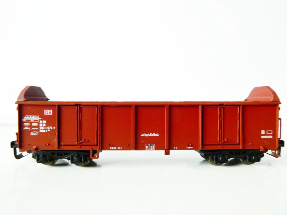 TT ModellManufaktur Sebnitz 4501 Nákladní vůz otevřený s otevíracími vraty 593 1 077-7 DB TOP STAV NEPOUŽITÝ NOVÝ v orig. krabičce