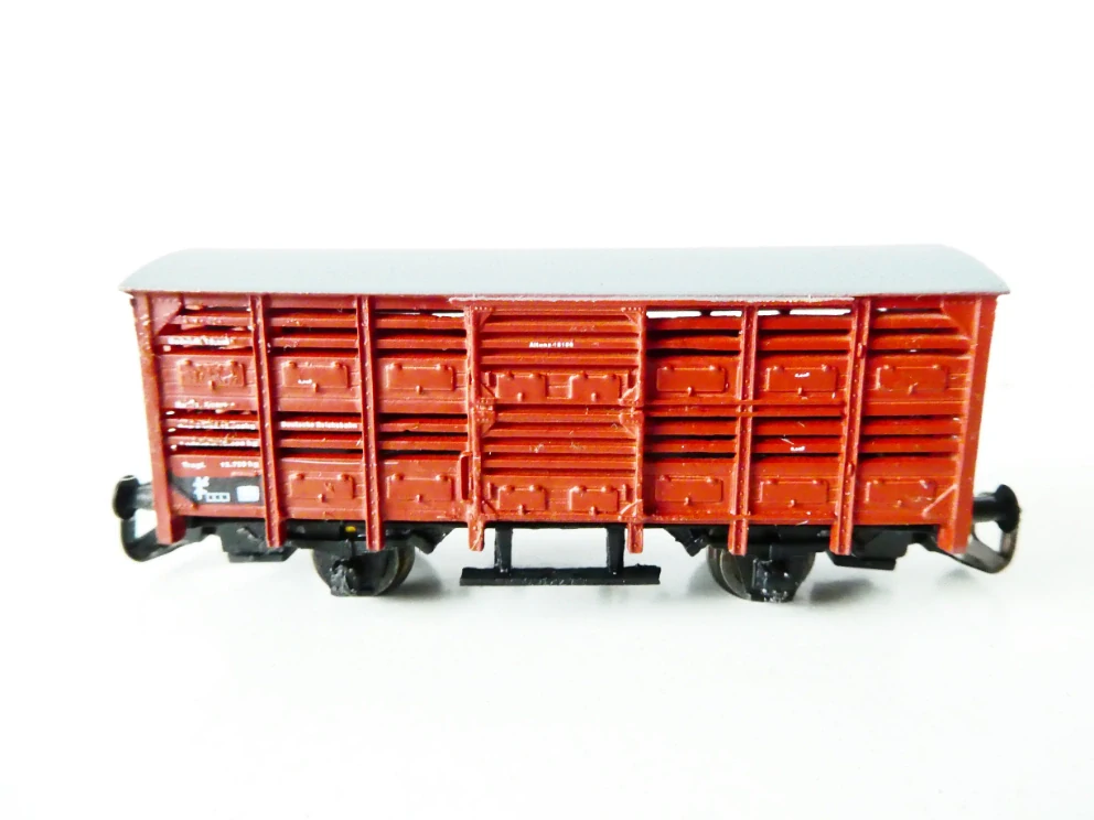 TT LORENZ (P.L.Modell) 37100 Nákladní vůz na přepravu dobytka DRG TOP STAV NEPOUŽITÝ NOVÝ v orig. krabičce