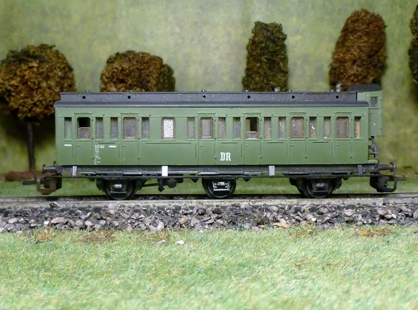 TT Osobní vůz DR 3-osý s budkou