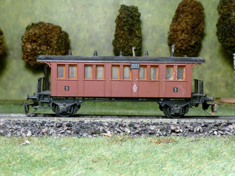 TT BTTB Osobní vůz 3. tř. 2651 KPEV