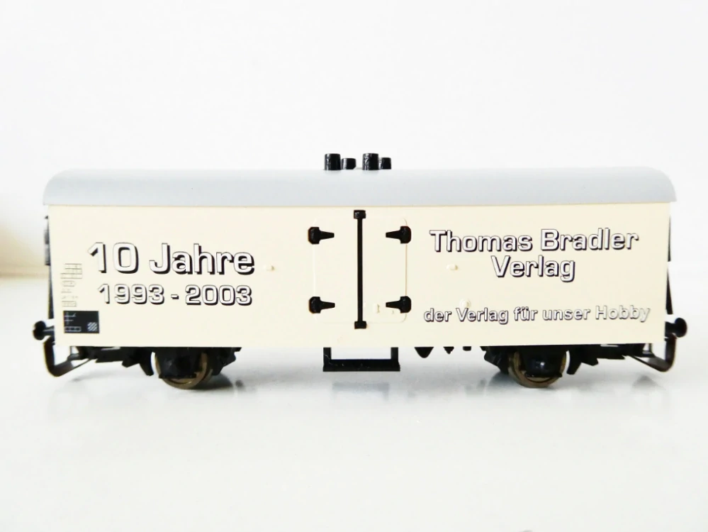 TT TILLIG 500175 Chladírenský vůz jubilejní "10 Jahre Bradler Verlag" TOP STAV NEPOUŽITÝ v orig. krabičce
