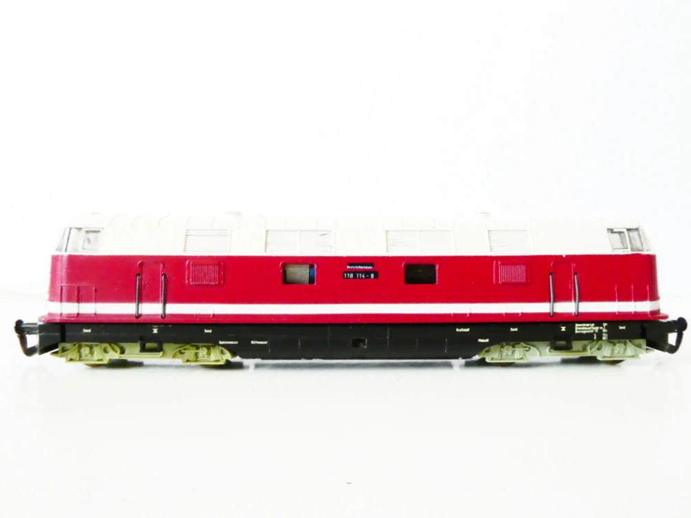 TT BTTB Dieselová lokomotiva BR 118 114-8 DR OSVĚTLENÁ PĚKNÝ STAV v orig. krabičce