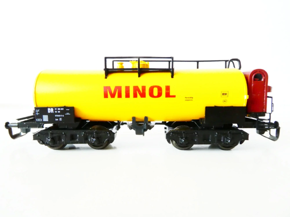 TT LORENZ (P.L.Modell) Cisternový vůz MINOL 075 4517-5 DR TOP STAV NEPOUŽITÝ v orig. krabičce