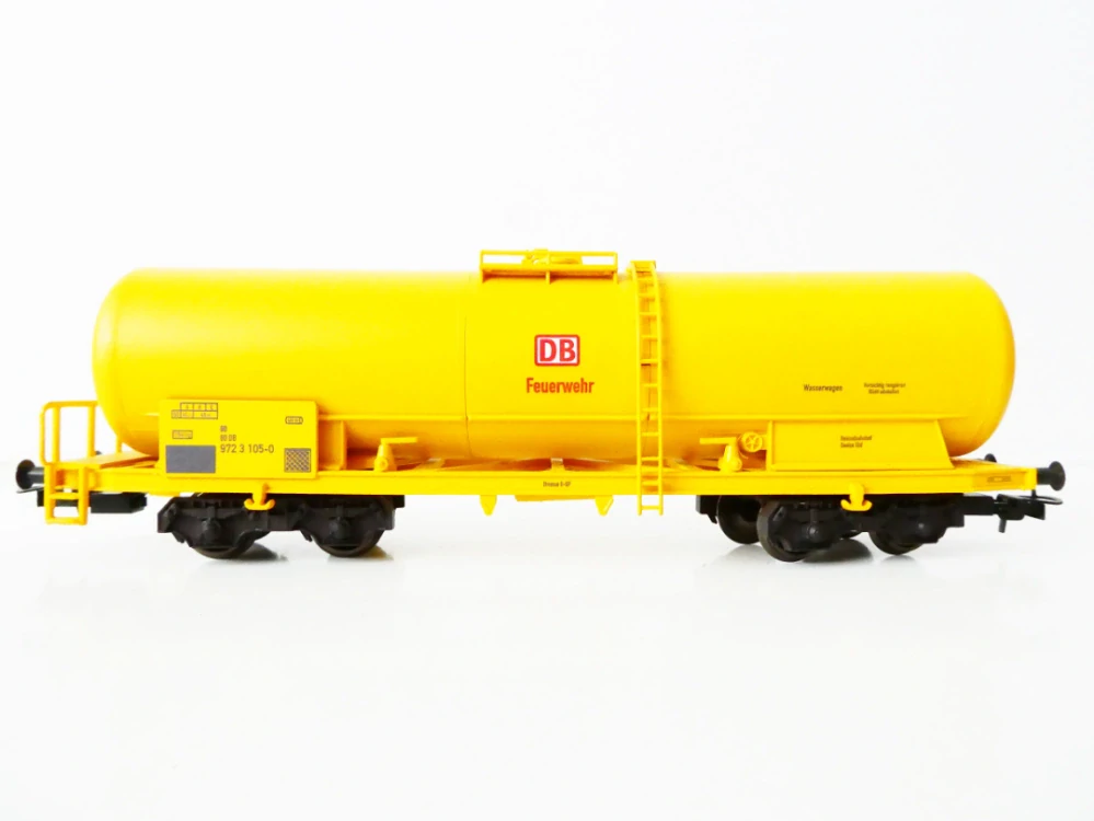 H0 Liliput Cisternový vůz Feuerwehr 972 3 105-0 s brzdařskou plošinou B TOP STAV