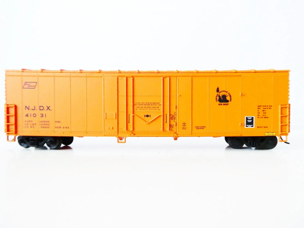H0 Walthers 932-3460 Nákladní vůz oranžový s posuvnou stěnou N.J.D.X. 410 31 NEW JERSEY TOP STAV NEPOUŽITÝ v orig. krabičce