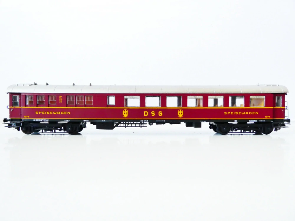 H0 Liliput (Austria) Jídelní vůz 1075 DSG PĚKNÝ STAV NEPOUŽÍVANÝ