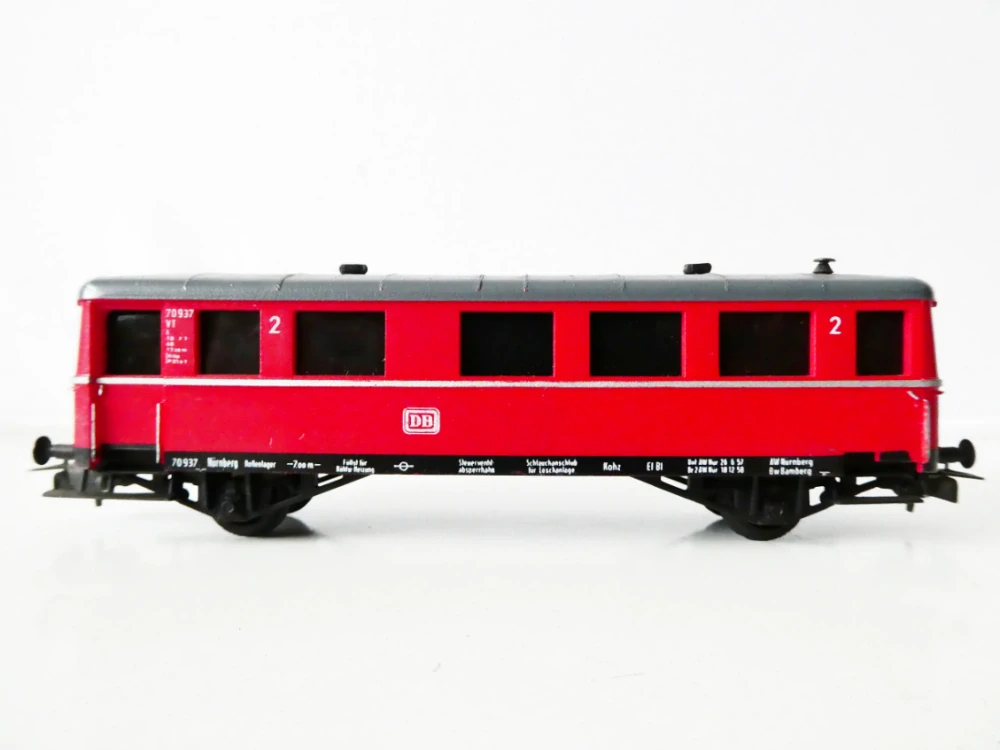 H0 PIKO Přípojný vůz 70937 VT 2. tř. DB PĚKNÝ STAV